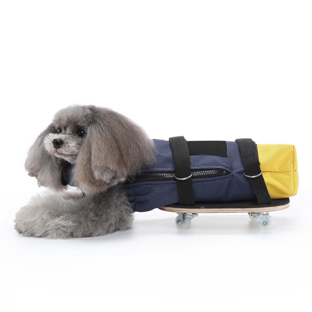 

Маленькая собачья скейтборд-помощь для травмированных питомцев: Деревянная защита груди и поддержка нижней части тела S (4-7 lbs)