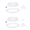 3/4pcs Silicone Sealing Gaskets Accessories for Drinking Cup 24/32/40/64oz Seal Rings Replacement Water Bottle Cup Parts
