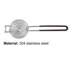 Egg White Separator Spiral Shape with Long Handle 304 Stainless Steel Food Grade Egg Yolk Filter for Kitchen