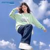Jeanswest Women's Casual Loose Crew Neck Pullover Sweatshirt