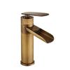 Antique Basin Faucets Waterfall Faucet Bathroom Black Sink Taps Single Lever Hot and Cold Water Mixer Taps Black White