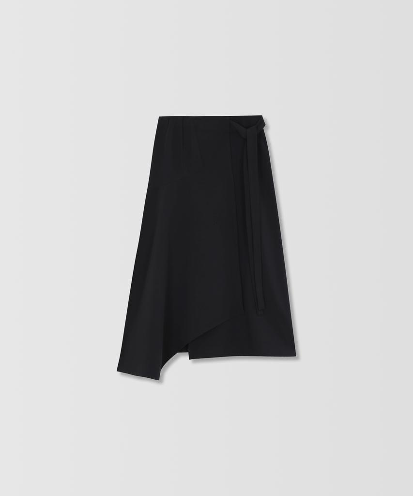 READLEAD Vera Wrap Skirt _ Black