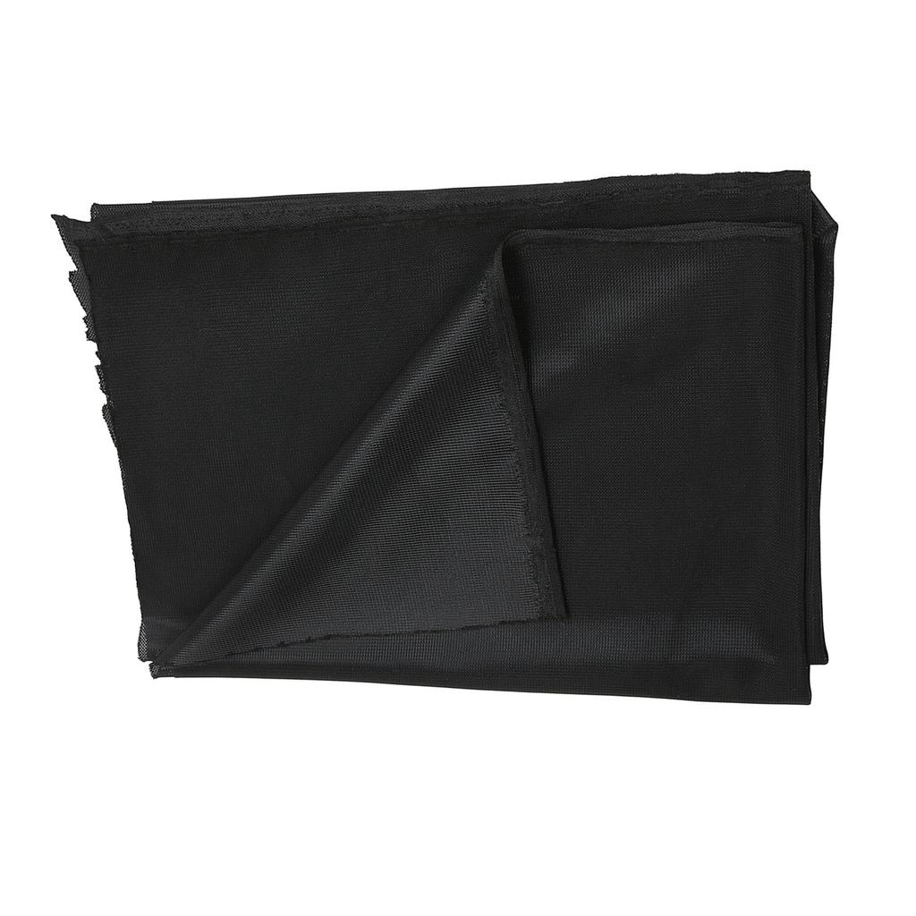 Lautsprecher-Grilltuch, Polyester, atmungsaktiv, wasserdicht, staubdicht, Lautsprecher-Netzgewebe, Schutzschwarz