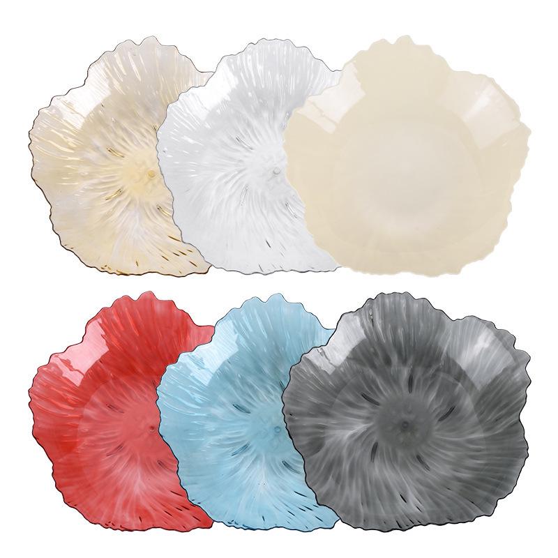 Elegant Home-Style Petal Plate: Food-Grade Fruit & Snack Dish