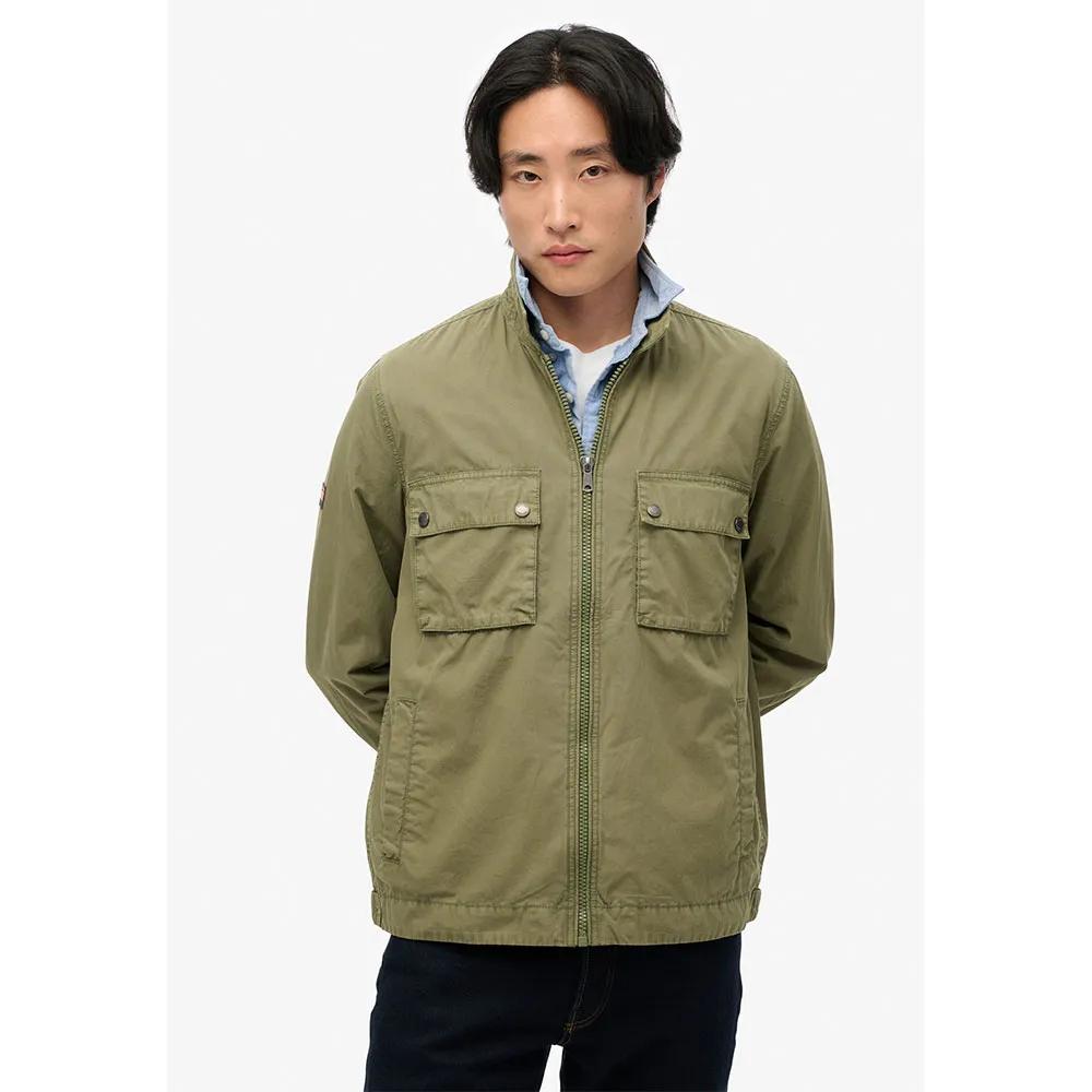 Superdry Grün Jacke Mit Reißverschluss Essentials - Bild 2
