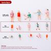 Sports-Themed Colored Model Figures