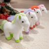 Cute Simulation Foal Doll Plush Toy Little White Horse Zodiac Horse Doll Children Accompany Soothing Doll