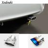 For Honda Fit Jazz 2014 2015 2016 2017 Car Styling Muffler End Black Pipe Dedicate Stainless Steel Exhaust Tip Tail Hoods Outlet