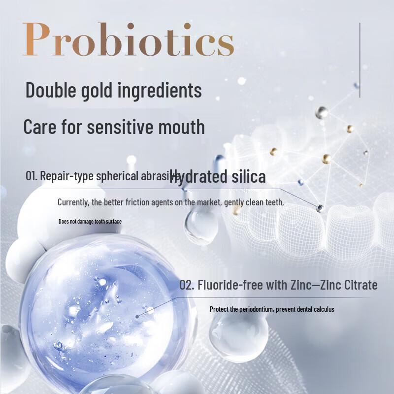 Avec Moi Probiotische Zahnpasta zur Fleckenentfernung