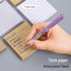 Creative Minimalist Sticky Notes: Strong Adhesion, Tear-Free, Portable Notebook for Students & Office Use