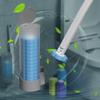 Disposable Toilet Brush Set Portable for Travel, Hotels, and Public Restrooms with Refill Sponge Heads