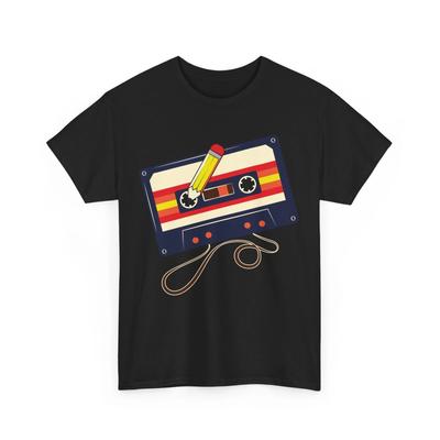 80er Jahre Musikshirt, Achtziger Kassetten 1980er Jahre Stil Liebhaber Damen Herren Shirt