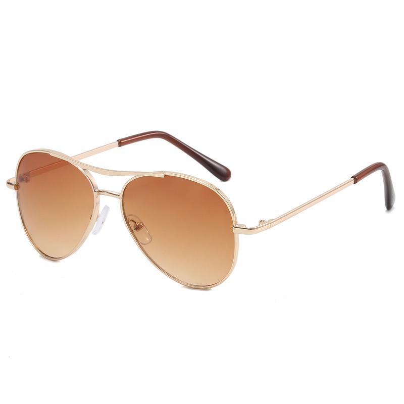 Uv400 Fashionable Children'S Sunglasses For Boys And Girls Metal Sunglasses