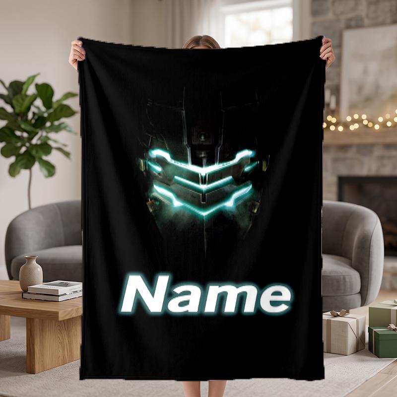 Dead Space Custom Flannel Blankets Soft Warm Cozy Throws for Home Decor Holiday Gifts