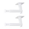 2pcs Hat Rack Retractable 15‑20 Hats   L Shaped Hooks Adhesive No Punching Baseball   Storage Rack for Home Kitchen Bedroom