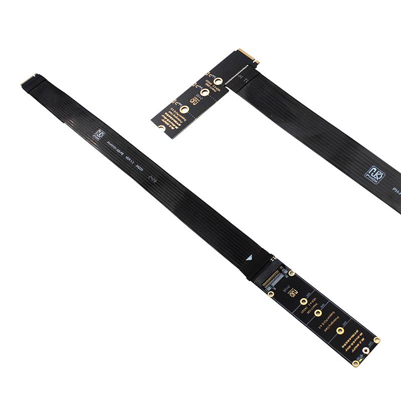 Cablu prelungitor Pcie4.0 M.2 M Key Nvme cu protocol dual, card riser adaptor SSD pentru 2230 2242 2260 2280 M.2 Pci-E / M2 Ngff Sata SSD