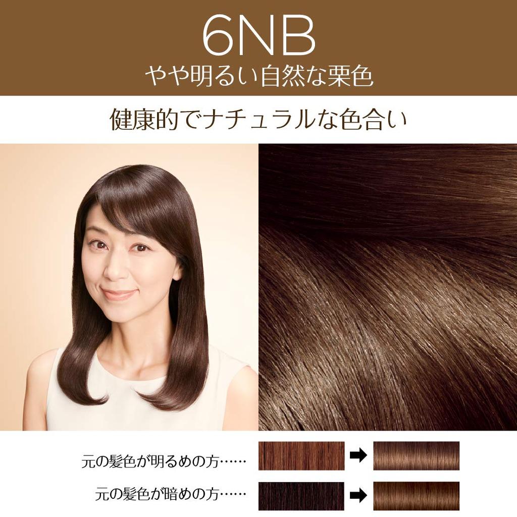 Paris Excellence R Cream Hair Natural Chestnut Brown L'Oreal Color, 6NB, Lighter, (Quasi-drug)