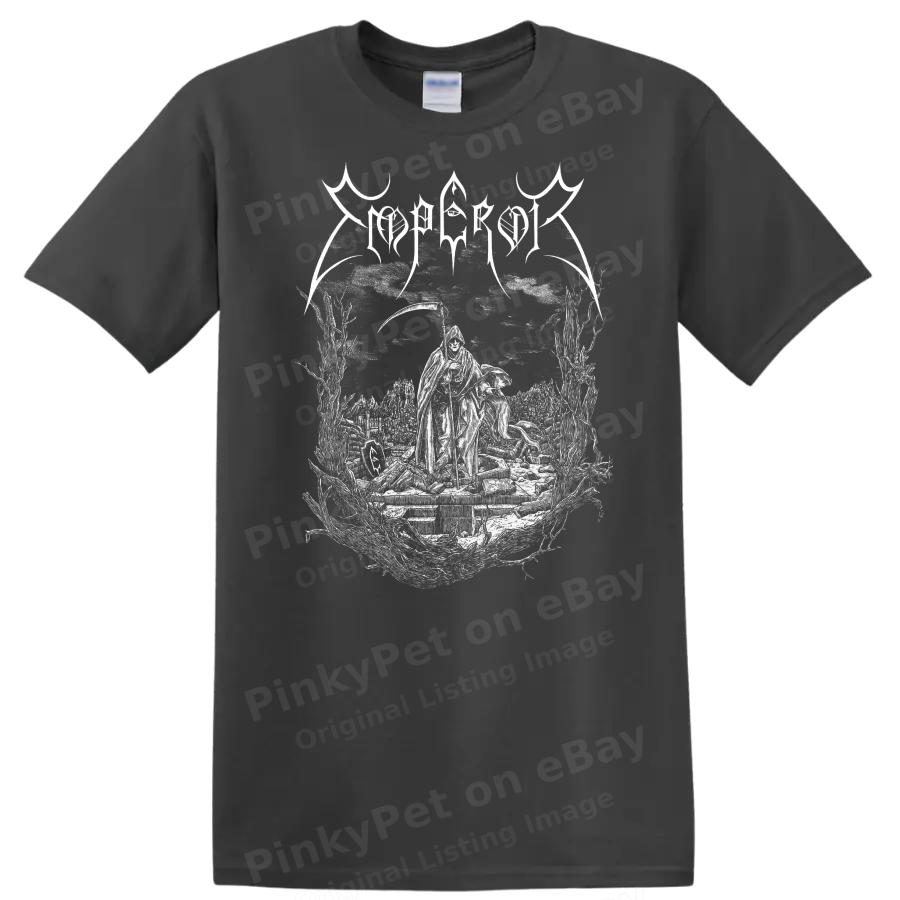 Grim Reaper Graphic T Shirt Dark Art Death Scene Heavy Metal Tee