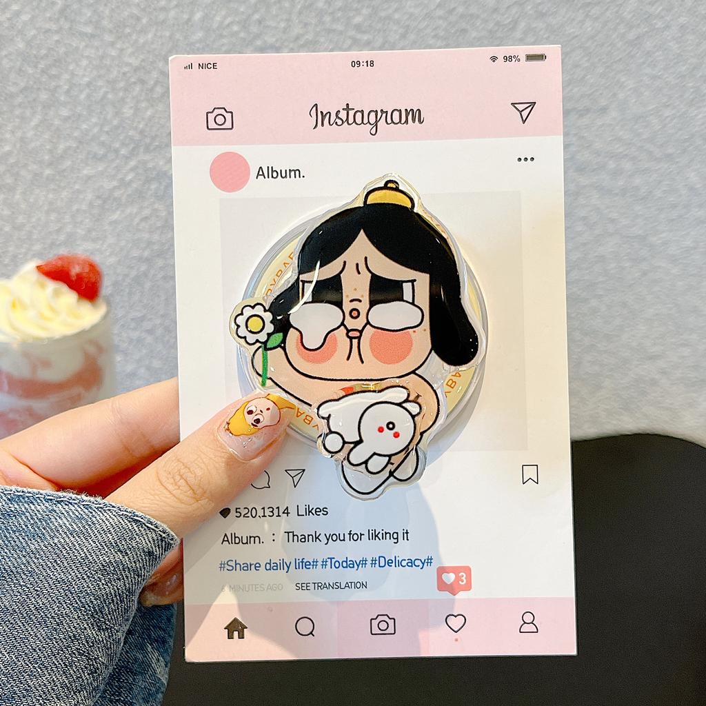 Cute Cartoon Magnetic Case For iPhone 17 16 Pro 15 14 Pro Max Cover with Stand Holder Magsafe Cases for iPhone 17Pro