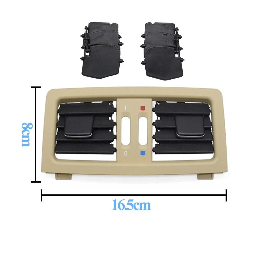 Auto-Hintere Klimaanlagen-Panel-Abdeckung AC Vent Grille Trim Ersatz für BMW 5 Series E60 E61 545i 550i 2003-2009 64226957974