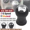 For Toyota Auris 2007-2008 Plastic Gear Shift Knob 5 Speed Manual Transmission Interior Accessories For Yaris 2005-2010