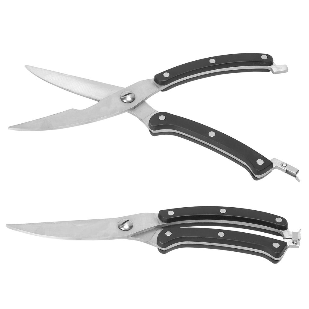 Kitchen Shears Sharp Safe Ergonomic Design Stainless Steel Multifunctional Scissors for Chicken Poultry Fish