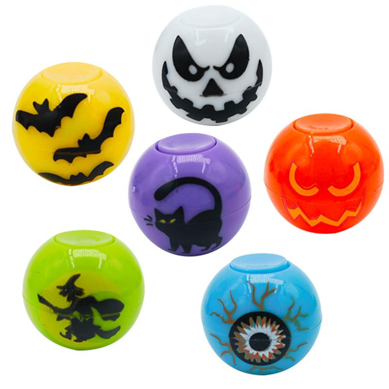 10Pcs Halloween Fidget Toys Skull Pumpkin Stress Relief Sensory Toys For Boys Girls Halloween Party Favors Kids Gifts