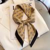 Stampa Sciarpa Quadrata Hijab Per Donne Ragazze Raso Seta Bandana Musulmana Fascia Per Capelli Fazzoletto Da Collo Fascia Per Capelli Avvolgente Scialli Foulard