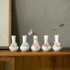 Chinese White Porcelain Rose Vase - Handcrafted Ceramic Flower Holder for Home Decoration