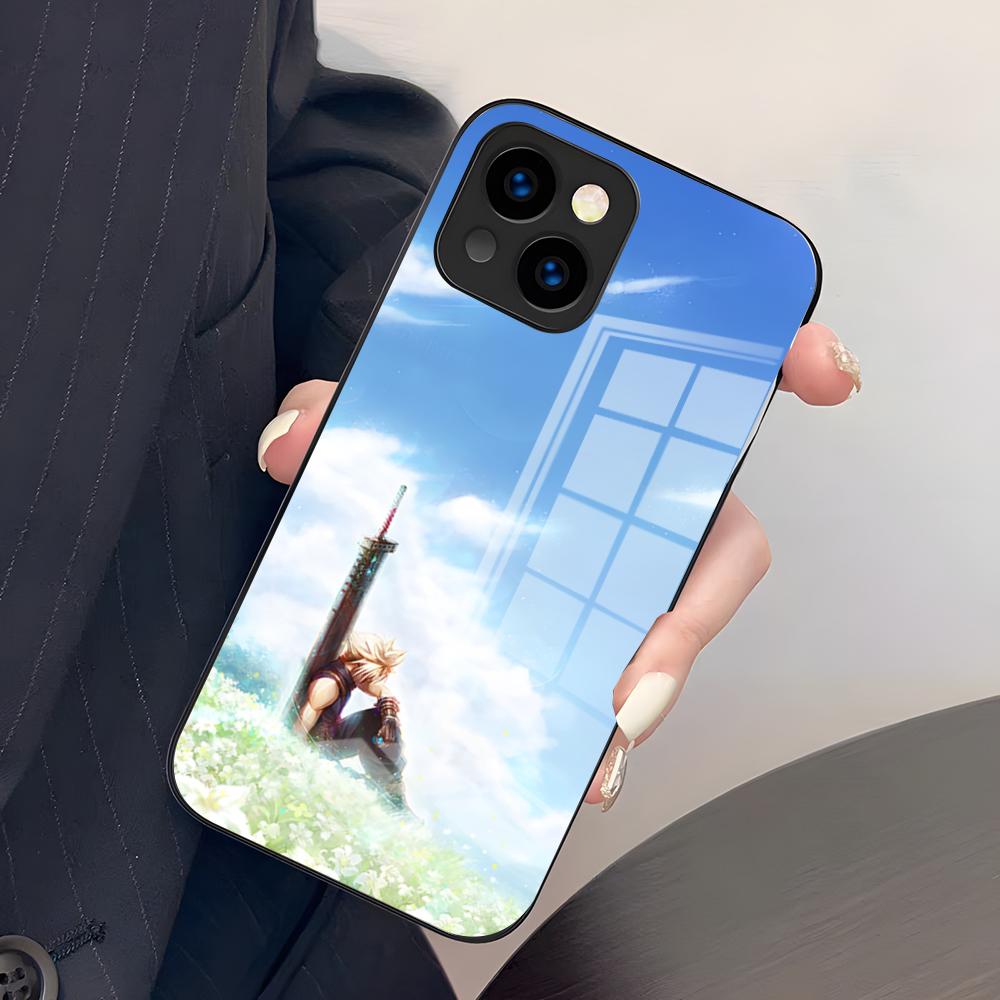 F-Final F-Fantasy Phone Case For IPhone 17 Pro Max 15 Pro 16 14 Plus 12 13 Mini 11 Pro Shockproof Glass Cover