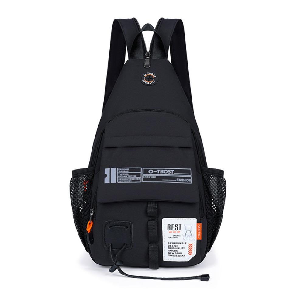 Adjustable Strap Men Chest Bag Oxford Men Crossbody Bag Fashion Sling Backpack  Women