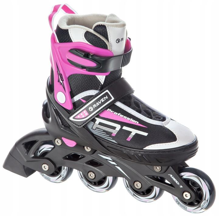 Super Merchant Verstelbare Schaatsen Raven Profession Black/Pink 35-39