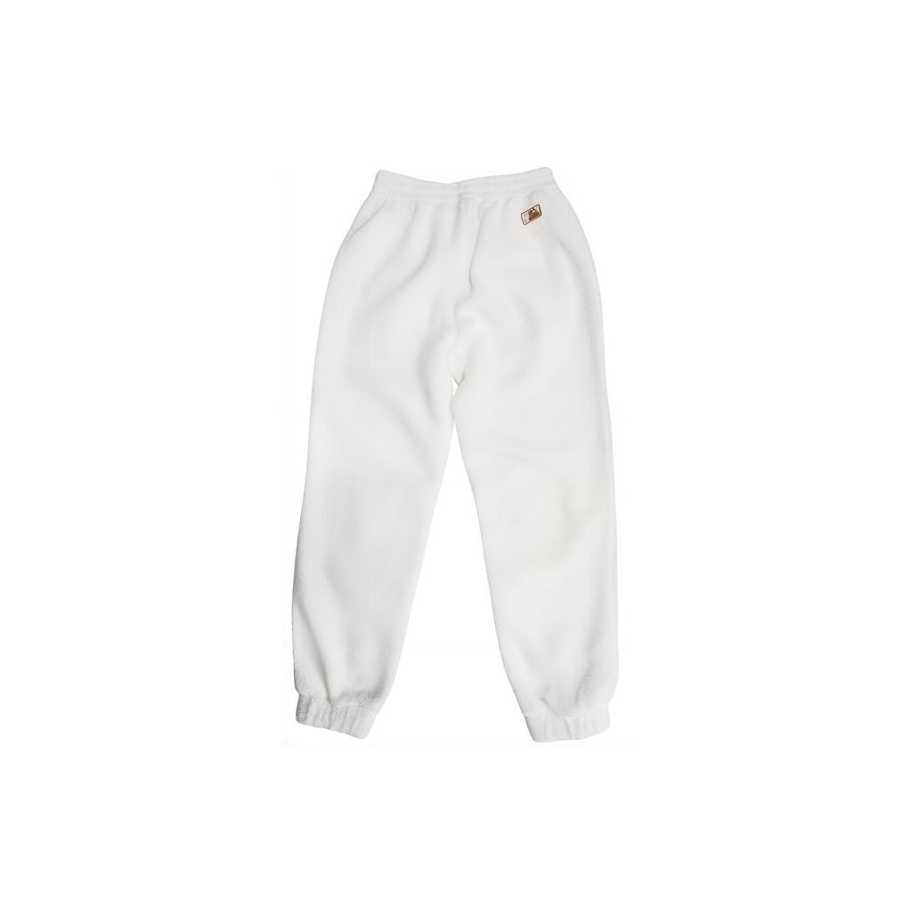 New MLB Knitted Sweatpants Unisex White 3APTB0426-50CRS