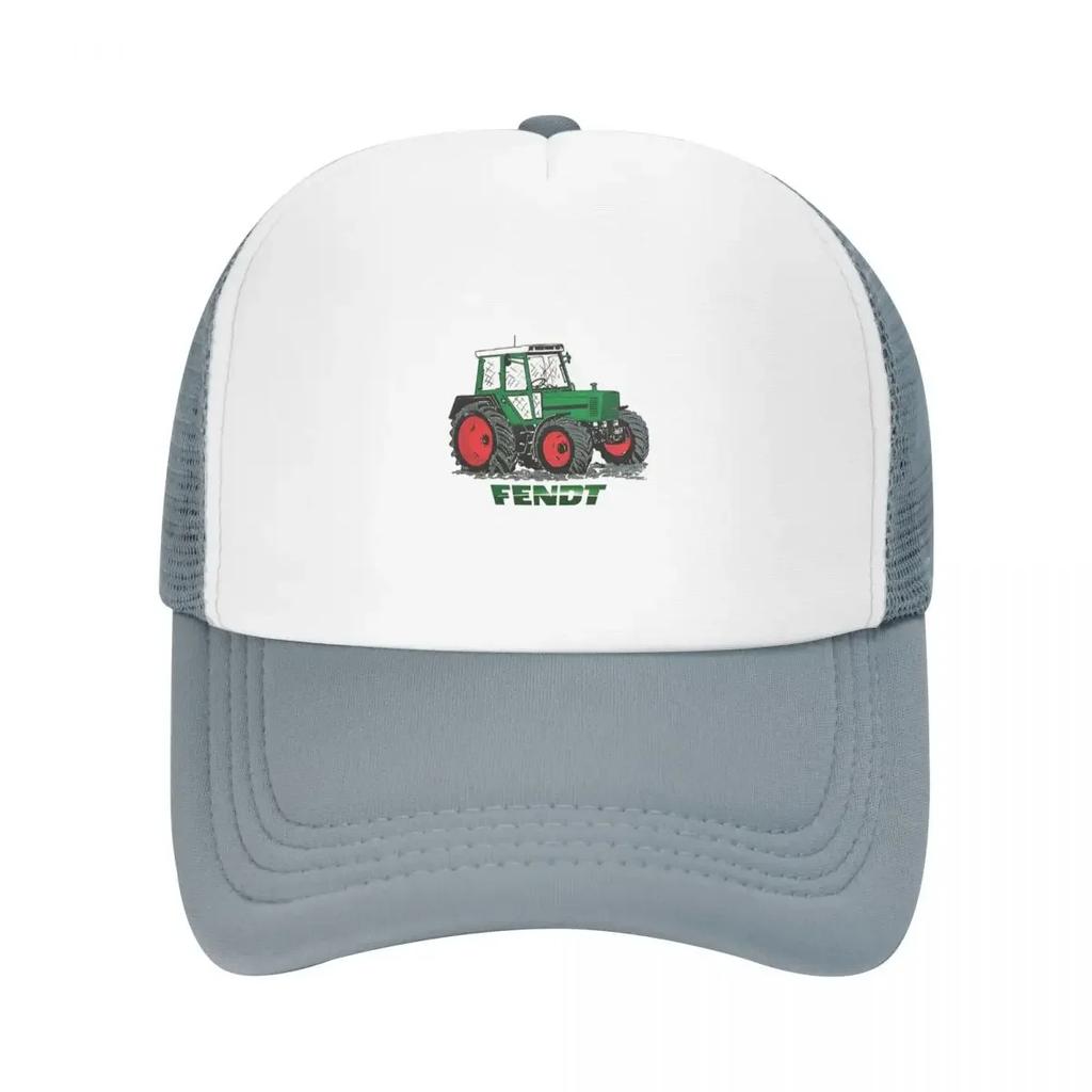 Fendt Grüne Kappe Mode Lässig Netz Baseballkappen Verstellbare Mütze Hip Hop Sommer Unisex Baseballkappen Mehrfarbig