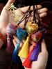 Dragon Boat Festival Heart Sachet Argy Wormwood Perfume Bag Pouch High-End Embroider Heart-Shaped Sachet Car Tassel Small Pendant