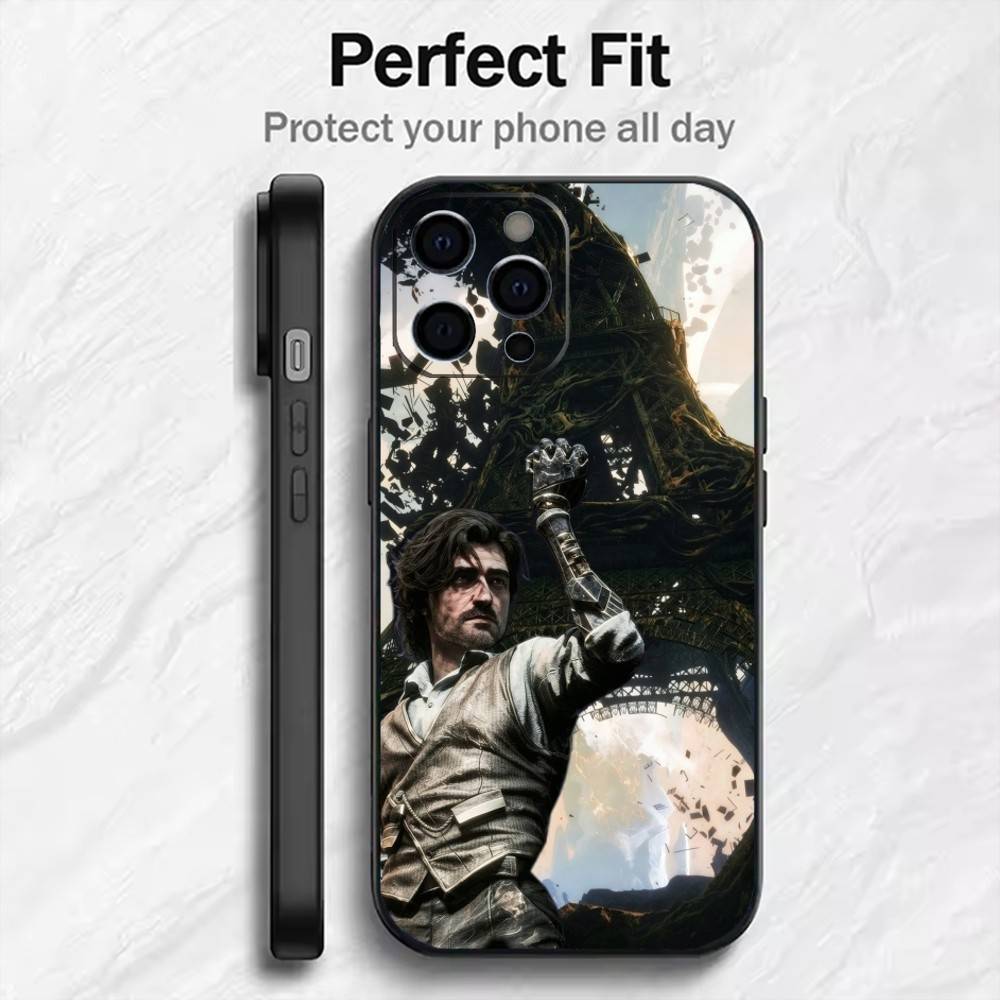 Game 33 C-Clair O-ObscurS Phone Case For iPhone17,16,15,14,13,12 Plus,Max Soft Silicone Black Cover