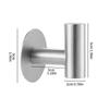 Silver Towel Bar for Bathroom No Drill Punch free Stainless Steel without drill Toilet Tissue Roll Paper Holder Rack Accessories