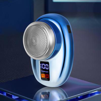 Yousheng Mini Electric Shaver Digital Display Type-C Rechargeable Waterproof Wet Dry Portable Travel Shaving Razor Men Beard Trimmer Hair Remover Tool
