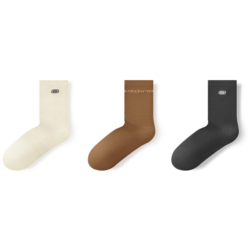 Skechers Unisex Mid-Calf Antimicrobial Socks S