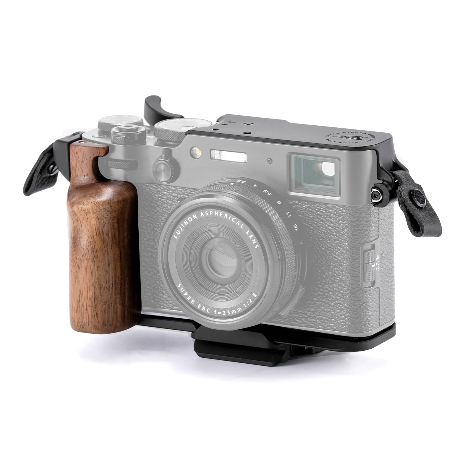 

TILTA Vintage Camera Cage Compatible with Fujifilm X100VI Grip, Hot Shoe Thumb Bracket, ARCA Adapter, Top Protection Plate Travel Kit Black TA-T70-B-B