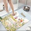 Custom Name Dumbo Circus Adventure Carpet Rug Customizable Soft Washable Anti-Slip Home Living Room Sofa Mats Personalized Rug. 0909427