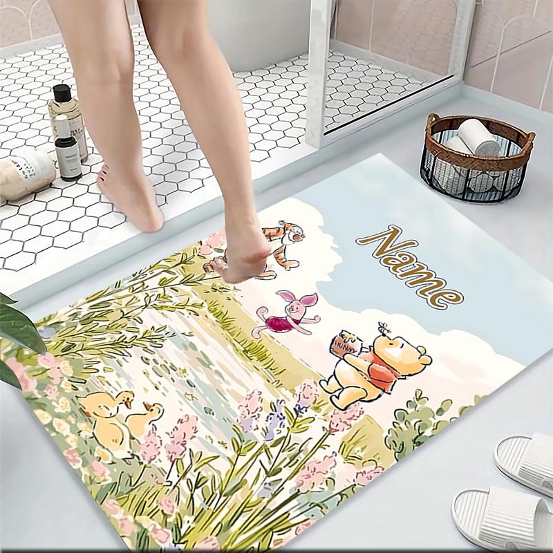 Custom Name Dumbo Circus Adventure Carpet Rug Customizable Soft Washable Anti-Slip Home Living Room Sofa Mats Personalized Rug. 0909427