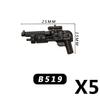 Military Building Blocks MOC Star Movie Characters Solider Figures War Mini Bricks Weapons Accessories Guns Cloak Axe Armor