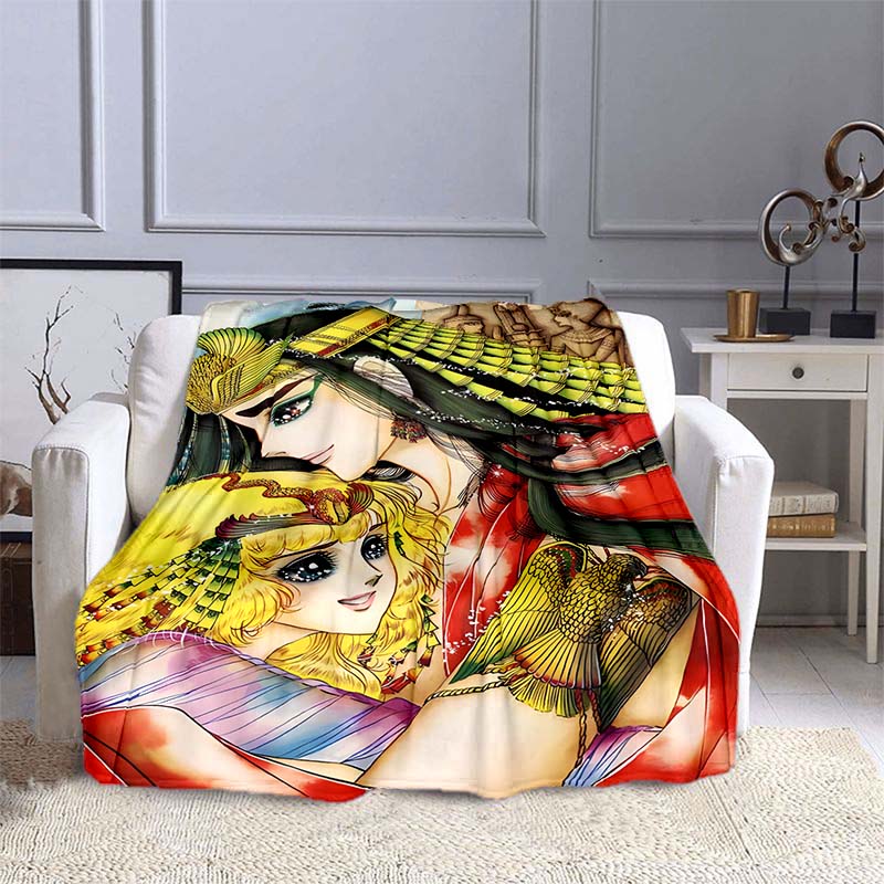 

Customizable Daughter of the Nile flannel blanket, perfect for autumn warmth, suitable for children and adults, home décor, shaw 75x90cm