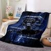 1 Stück Drachen-Gitarre-Themen-Decke Weiche Flanelldecke für alle Jahreszeiten Gemütliche Überwurfdecke mit kräftigem Grafikdruck, Reise- oder Urlaubsgeschenk für Familie & Freunde