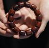 Exquisite African Large-Bead Rosewood Sandalwood Bracelet
