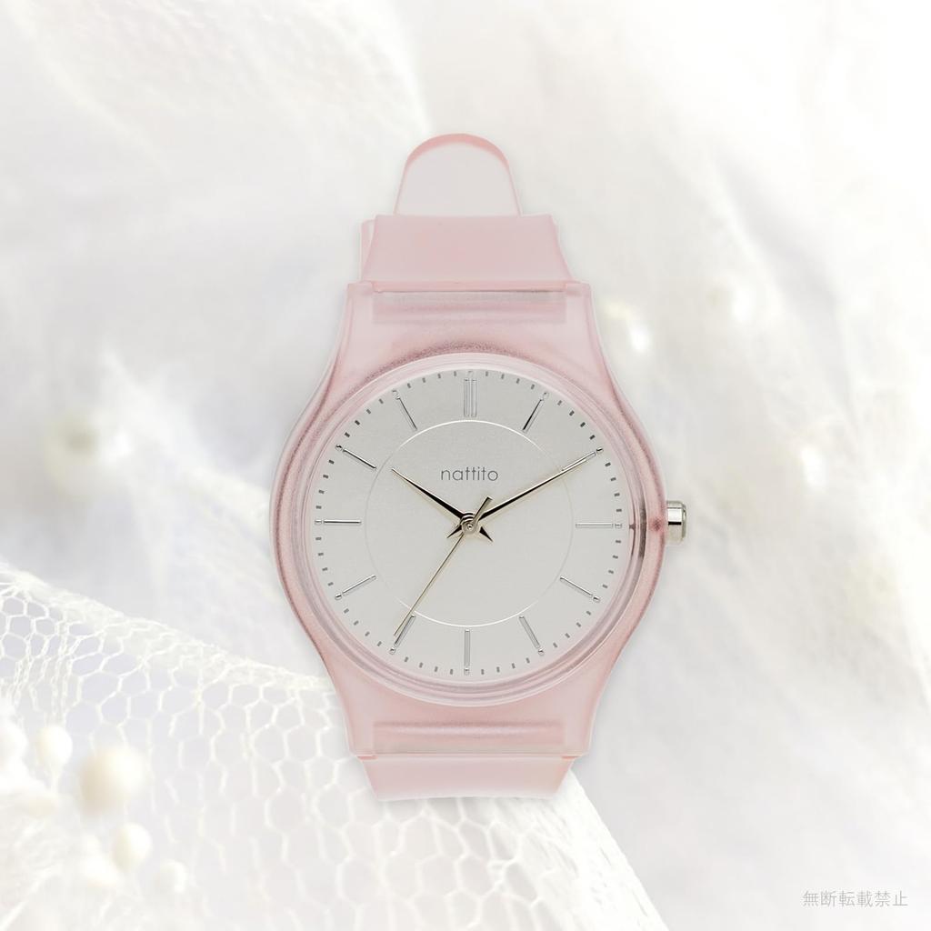 Watch Analog PVC Belt Matte Texture Pink Foss [Fieldwork] Women's JN029-2