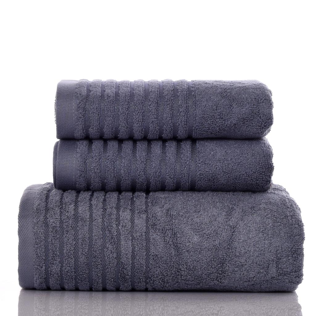 Plain bamboo fiber bath towel 480g thickened adult soft couple beach towel