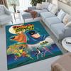 Halloween cartoon comedy adventure movie Scooby-Doo carpet is suitable for living room and bedroom doormats office balcony decorative carpet V12