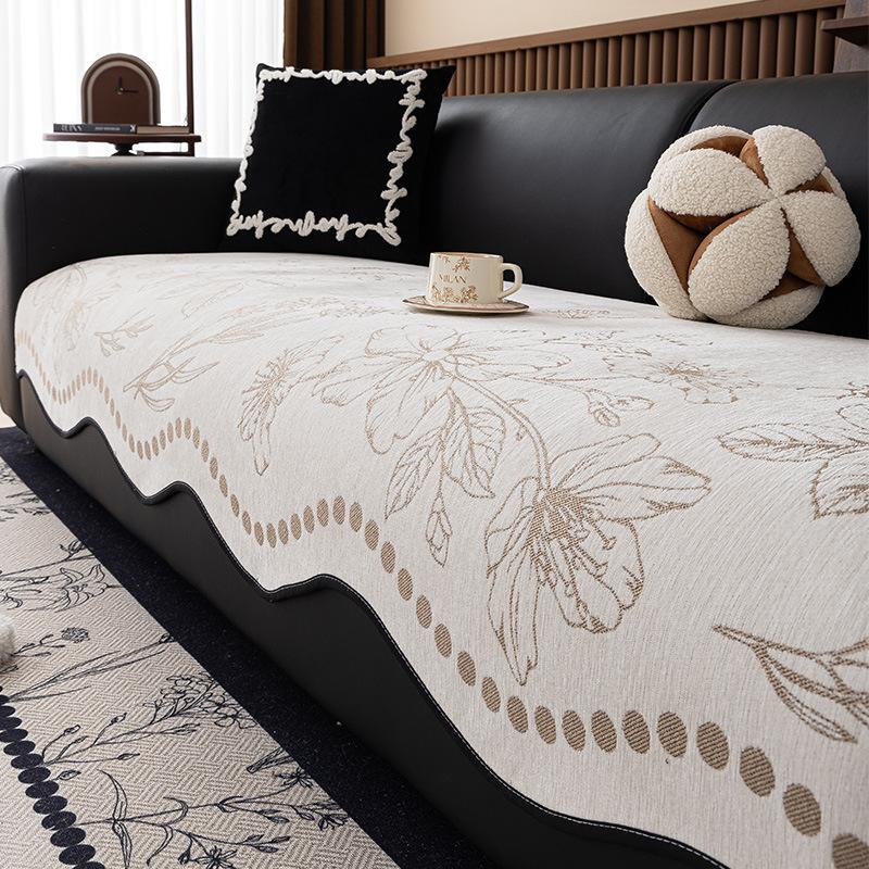 Irregular Sofa Cushion  New French Four-Season Universal High-End Sofa Seat Cushion Anti-Cat Scratch Sofa Cushion